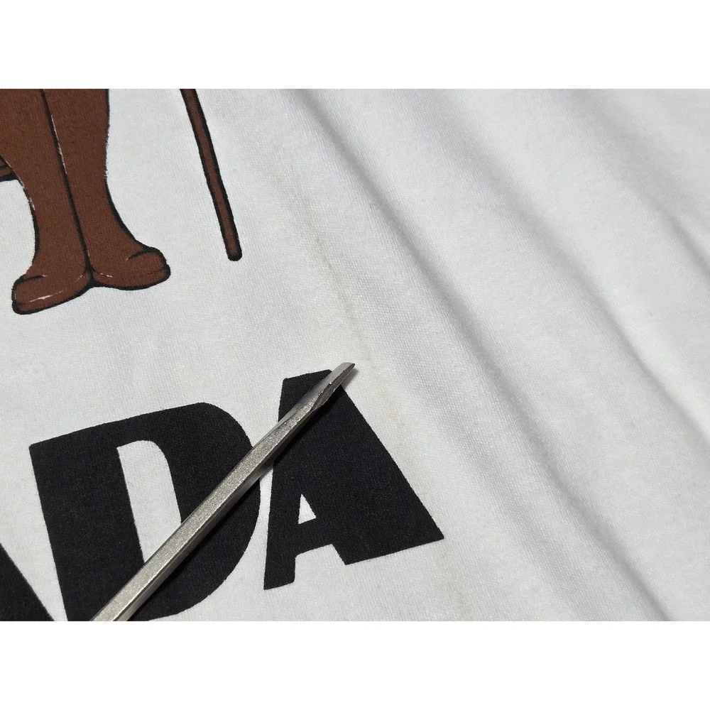 Vintage Canada Mounties Graphic T-Shirt White Souvenir Tee Mounted Police‎